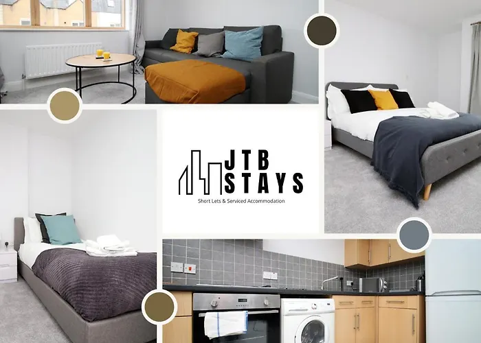 Fabulous 2 Bedroom Compass House By Jtb Stays Short Lets & Serviced Accommodation, Self Check-In And Wifi