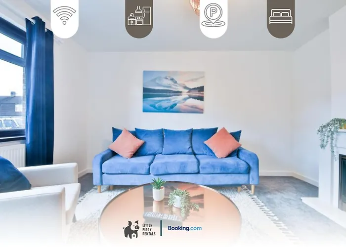 3 Bedroom Home By Littlepiggyrentals Short Lets & Serviced Accommodation With Wifi & Free Parking