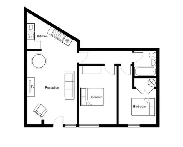Lovely 2 Bedroom In Central Apartment Bristol