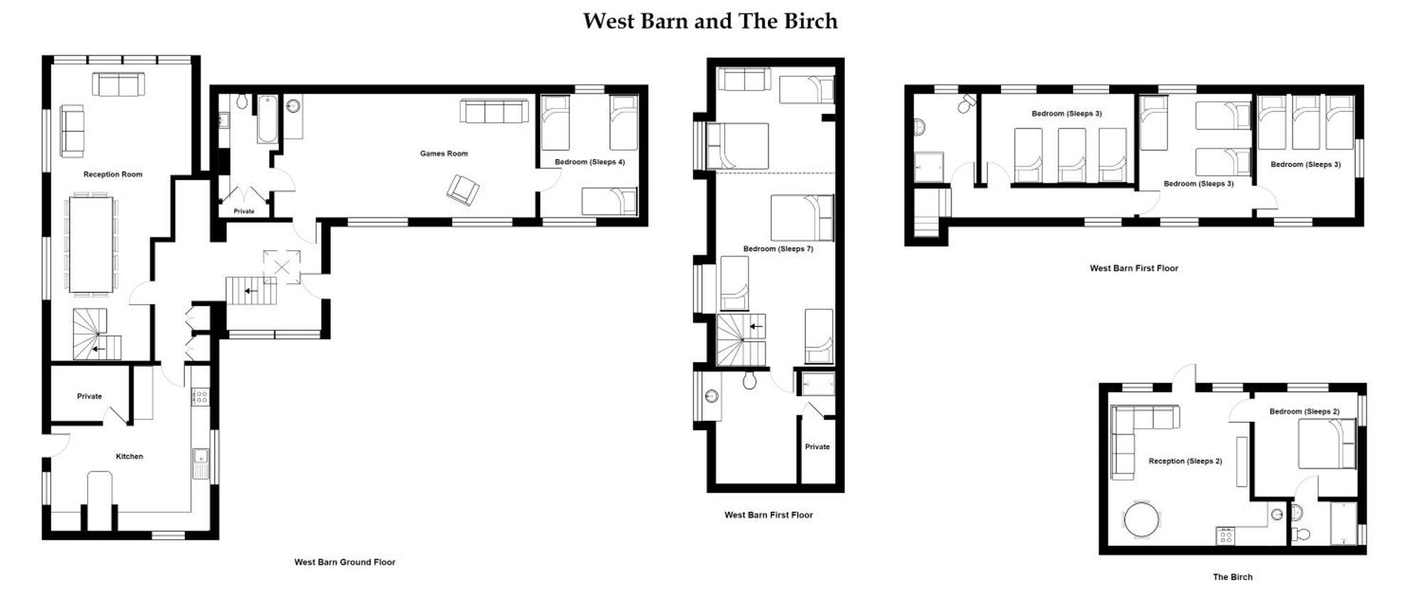 The West Barn Near Bath, Sleeps 24 And 2 Hot Tubs Bristol