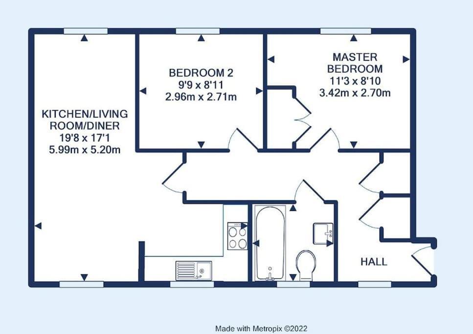 Apartment Modern 2-bedroom