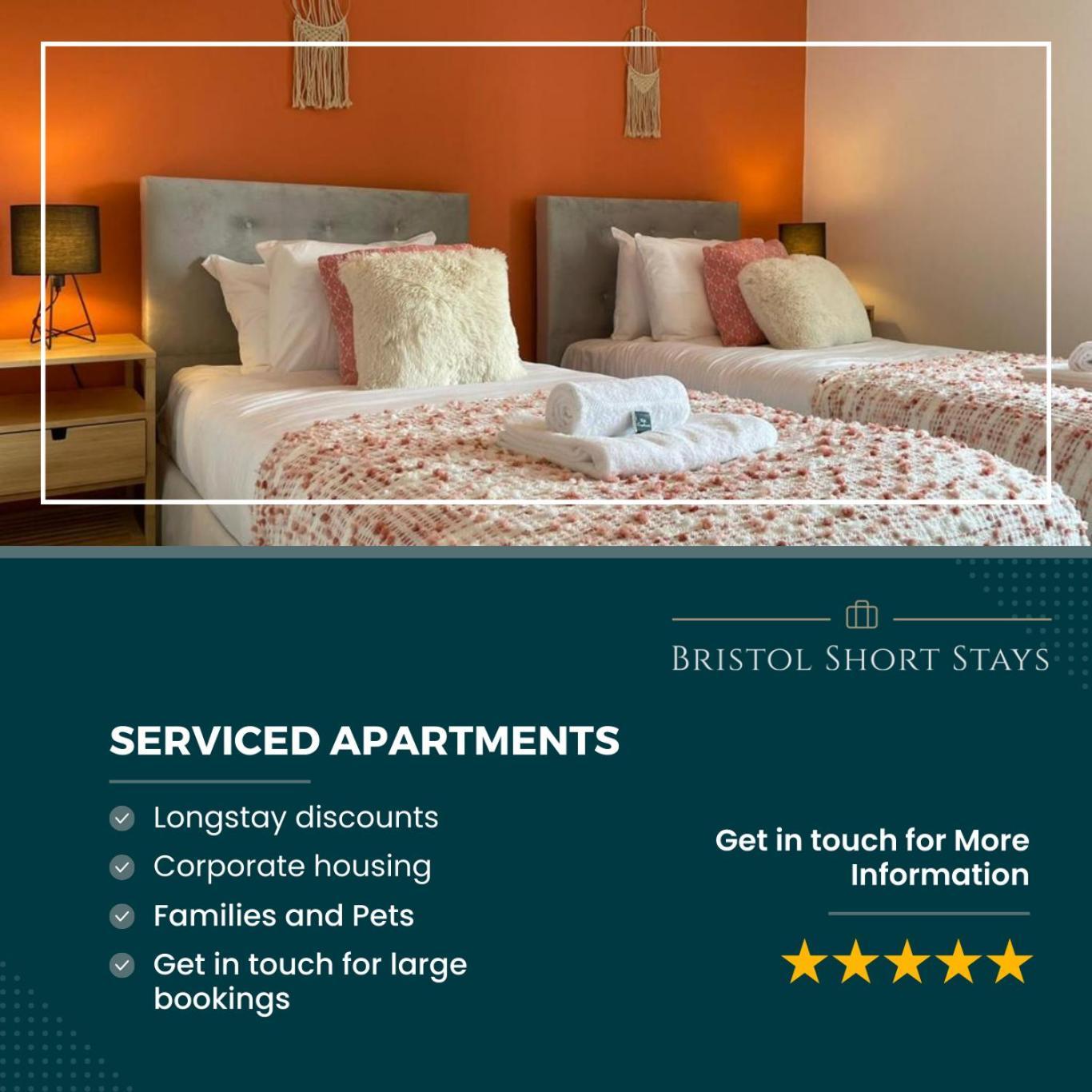 Apartment Short Stays College Green, 2 Bed Parking