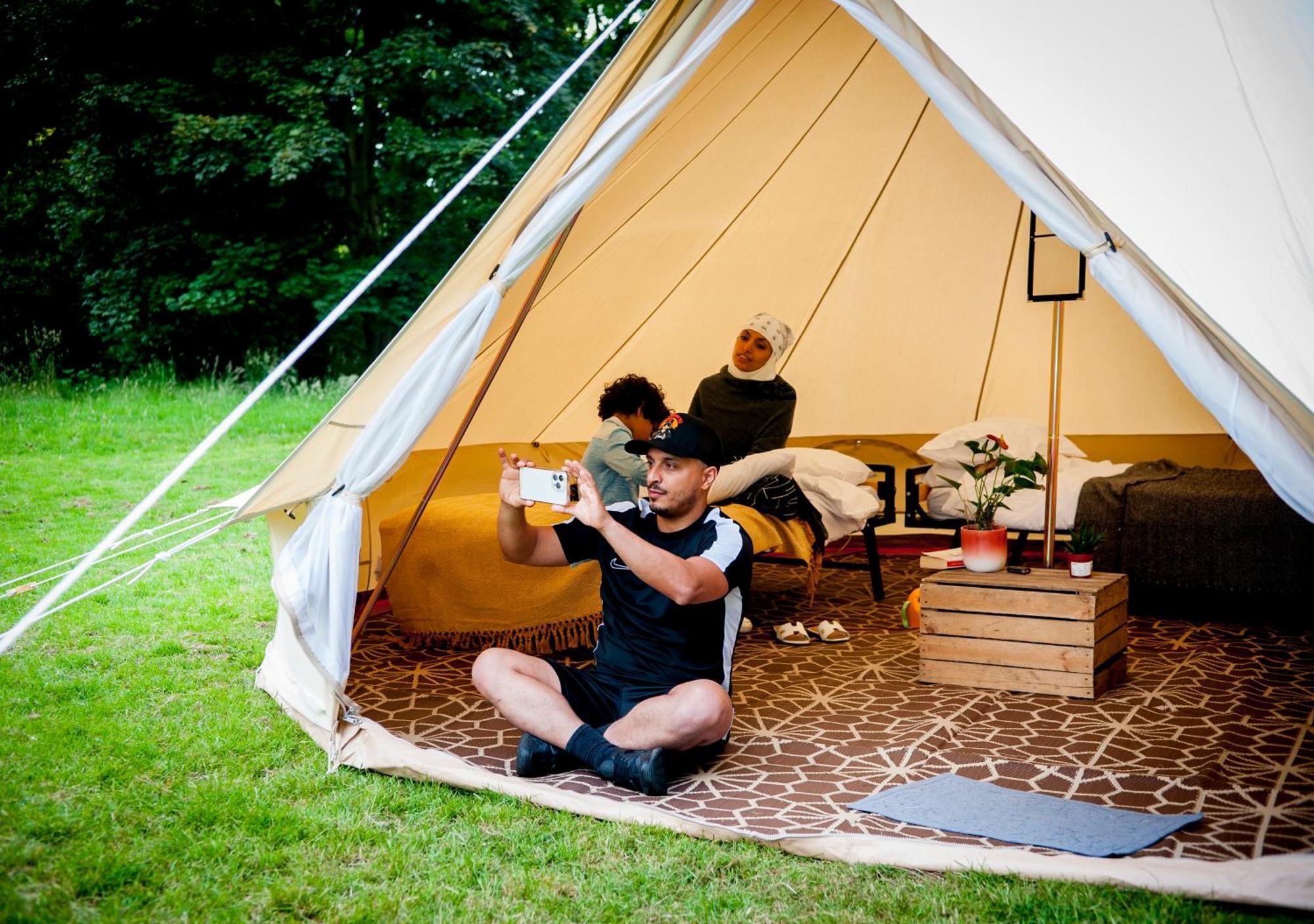 Nine Yards Family Glamping @ Farrington's Farm Luxury tent