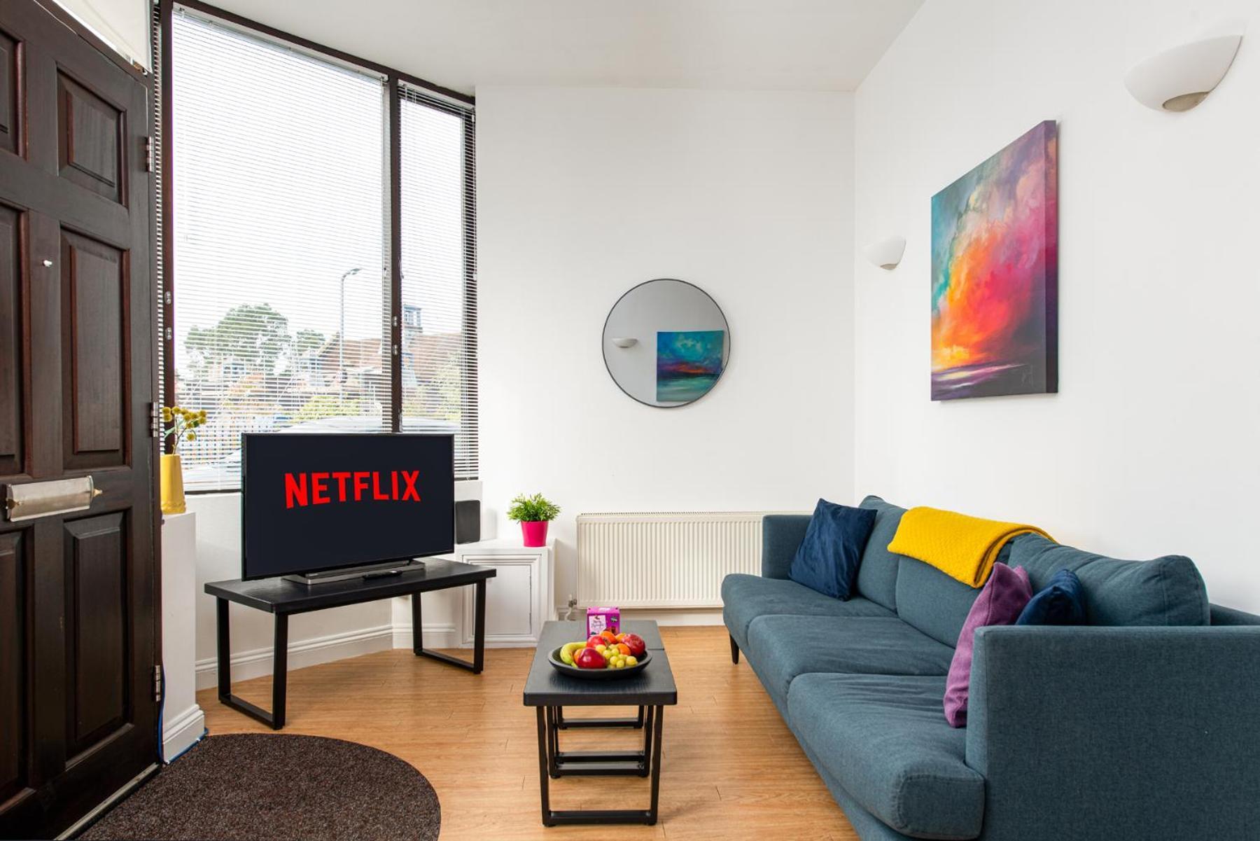 Large 1 Bed Flat-long Stays-by Matchstickstays Bristol