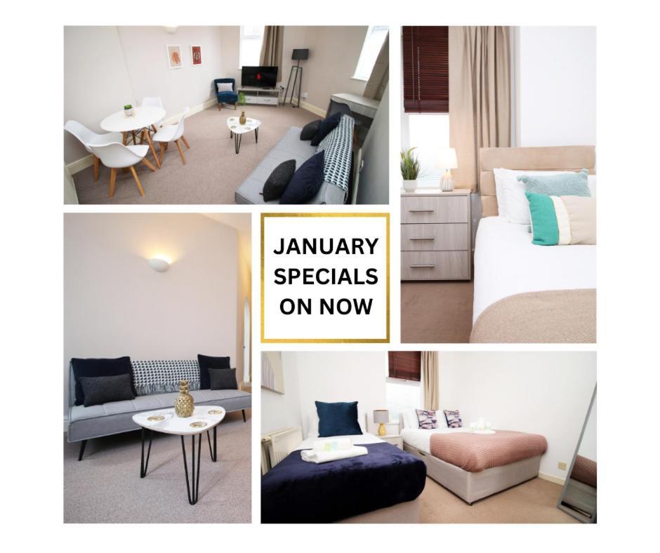 2 Bedroom Apartment, 5 Guests Welcome, Free Off-peak Parking Apartment