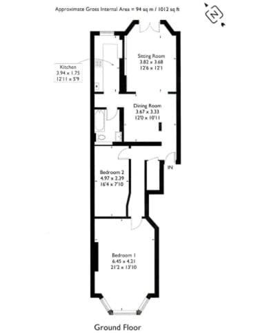 Spacious And Quiet Ground Floor Flat Apartment Bristol
