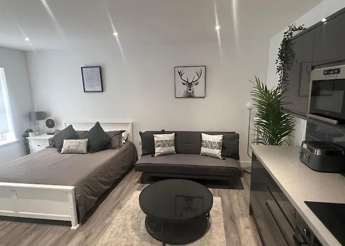 Harrystoke 1 Bedroom Studio, Free Parking & Garden