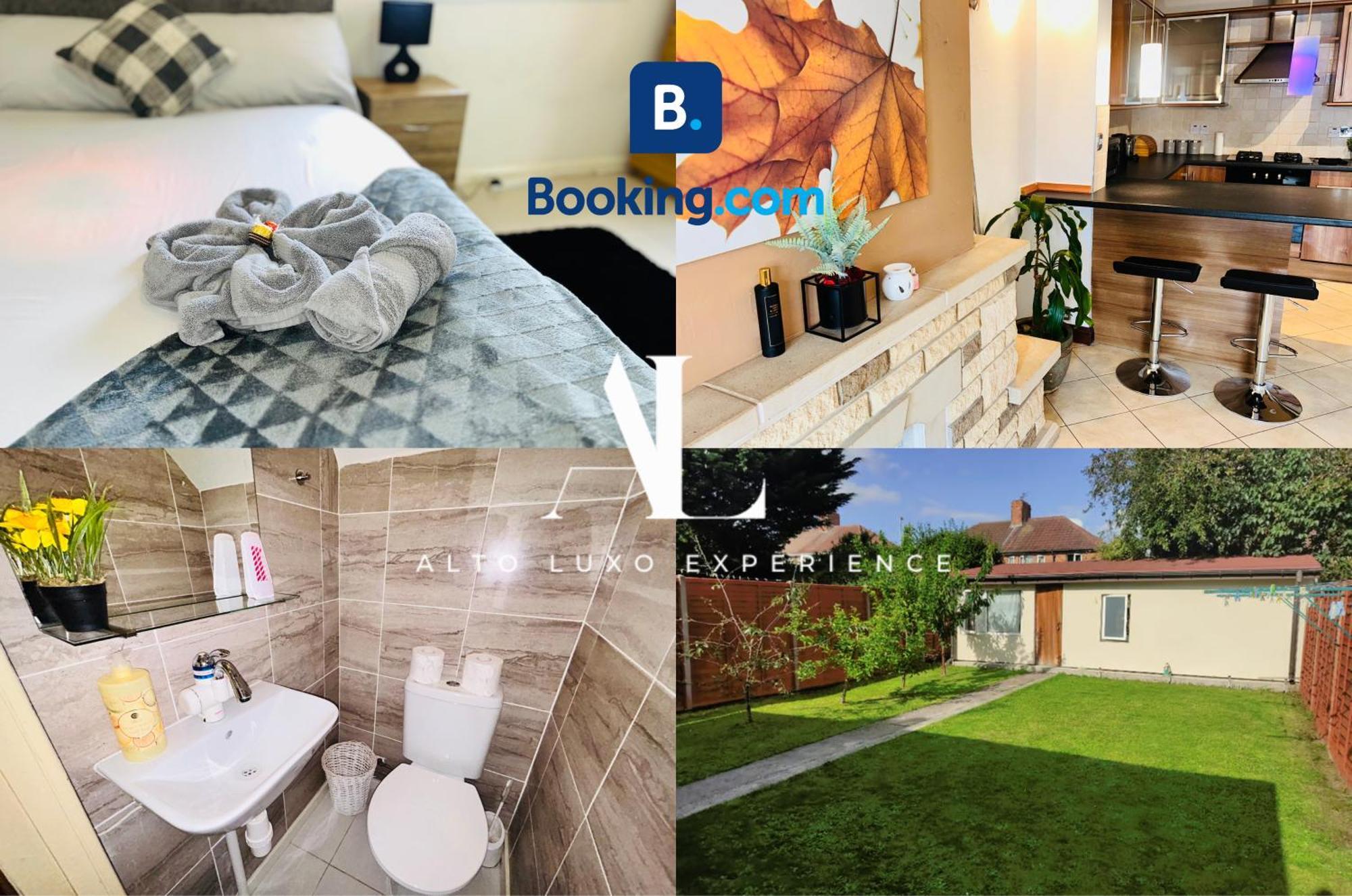 The European 3 Bedroom House By Altoluxoexperience Short Lets & Serviced With Free Parking Holiday home *